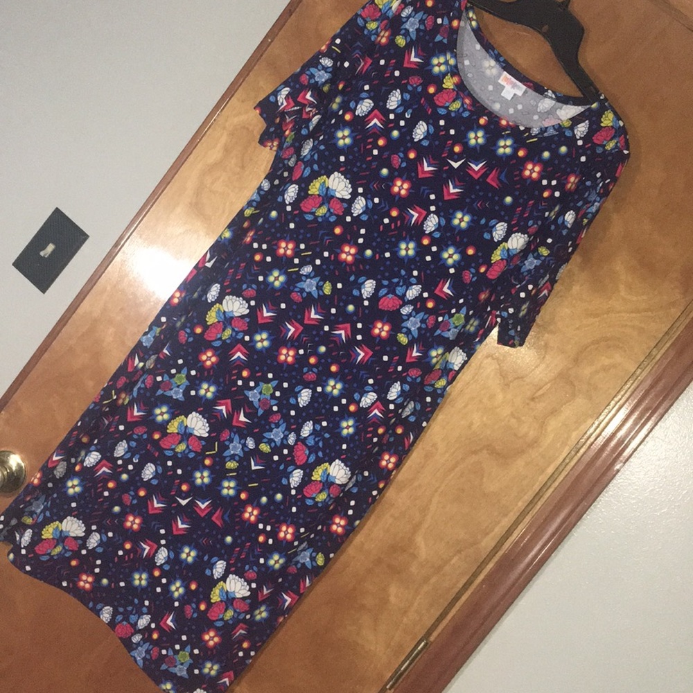 2X Multicolored Julia LuLaRoe Dress